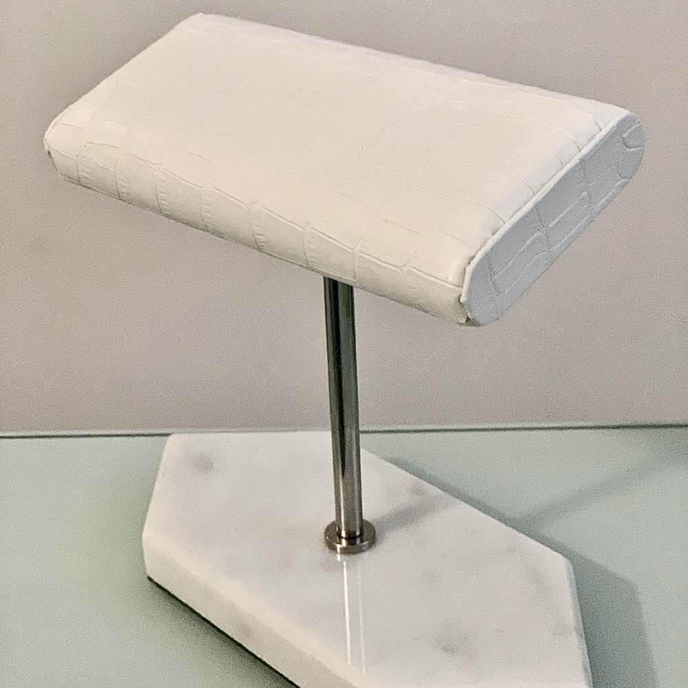 Watch Holder Marble & Leather for your Rolex or AP